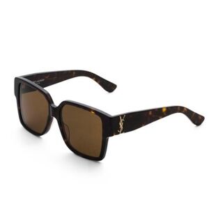 Saint Laurent Tortoise Oversized Sunglasses